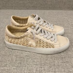 NEW Shu Shop Paula Women’s Sneakers in  Natural Woven New in Box Size 7